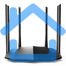 Маршрутизатор Wi-Fi TENDA 1200MBPS 1000M 3P AC8