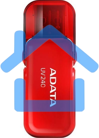 Флешка USB R/W ADATA R/W 32Gb ADATA UV240, USB 2.0, Красный