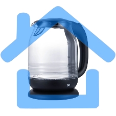 Чайник электрический BQ KT1833G черный/стальной, мощность 2200Вт, максимальный объем 1.7л