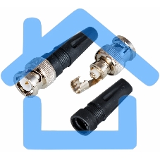 Разъем штекер BNC под винт с колпачком Rexant