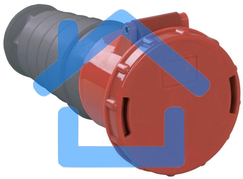 Розетка кабельная 63А 380В 3P+PE ССИ-234 IP54 ИЭК PSR22-063-4