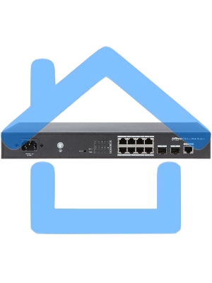 Коммутатор DH-PFS4210-8GT-150 8-портовый управляемый POE