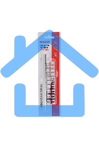 Набор торцевых головок Rexant 12-8316, 1/4, шестигранные, CrV, 10 шт., 4-13 мм