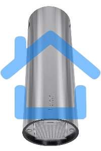 Вытяжка островная Maunfeld Lee Isla 39 нержавеющая сталь, 38 см, 1000 куб. м/ч, 52 дБ