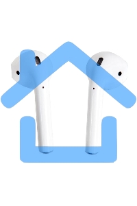 Наушники HOCO EW02 Plus беспроводные оригинальной серии с док станцией TWS BT 5.1 белый