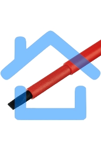 Отвертка Matrix Insulated, SL5,5 x 125 мм, CrMo, до 1000 В, двухкомп. рукоятка