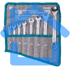 Набор ключей комбинированных 8 шт. 8-19 мм антислип Stels