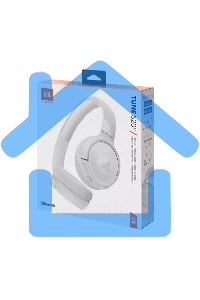 Гарнитура накладные JBL Tune 520BT белый беспроводные bluetooth оголовье