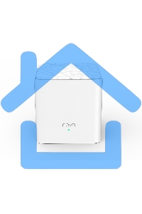 Двухдиапазонная Wi-Fi Mesh система Tenda nova MW3 (3 роутера) АС1200, 2 порта fast ethernet RJ45
