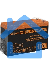 Батарея ExeGate EX285658RUS HRL 12-7.2 (12V 7.2Ah, 1227W, клеммы F2)