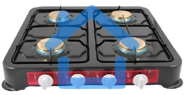 Газовая плита Energy EN-004B (ШхВхГ)545х90х510 мм. 4 газ. конфорки. Рабочая поверхность эмаль. черный.