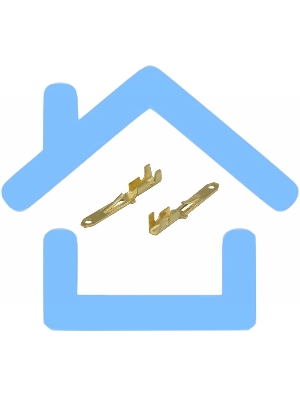 Клемма плоская штекер 2.8 мм 0,5-1.5 мм² (РП-п 1.5-(2.8)) Rexant