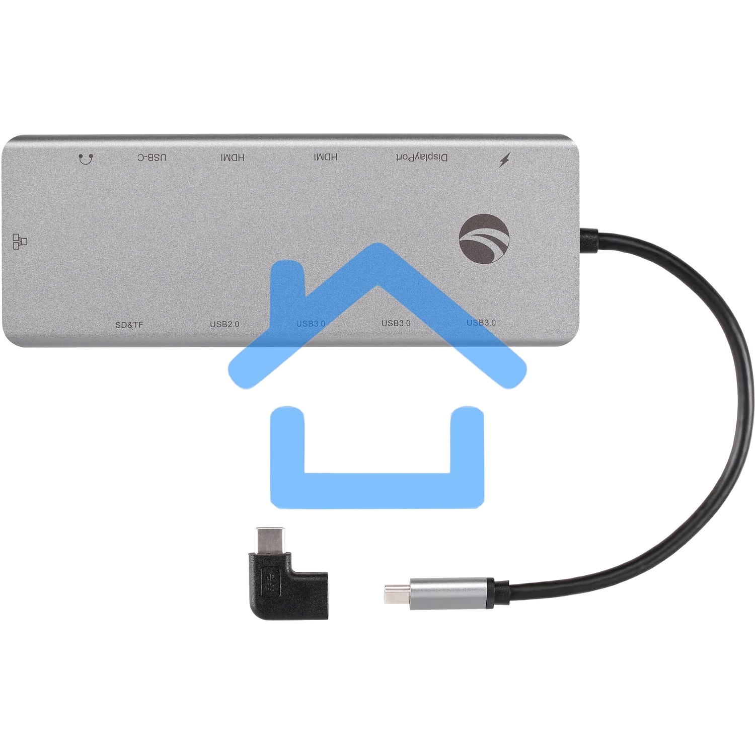 Usb концентратор TypeC -->(2HDMI+DP)4K*60Hz+3USB3.0+TC+USB2.0+RJ45+SD+TF+PD+audio+TCадаптер