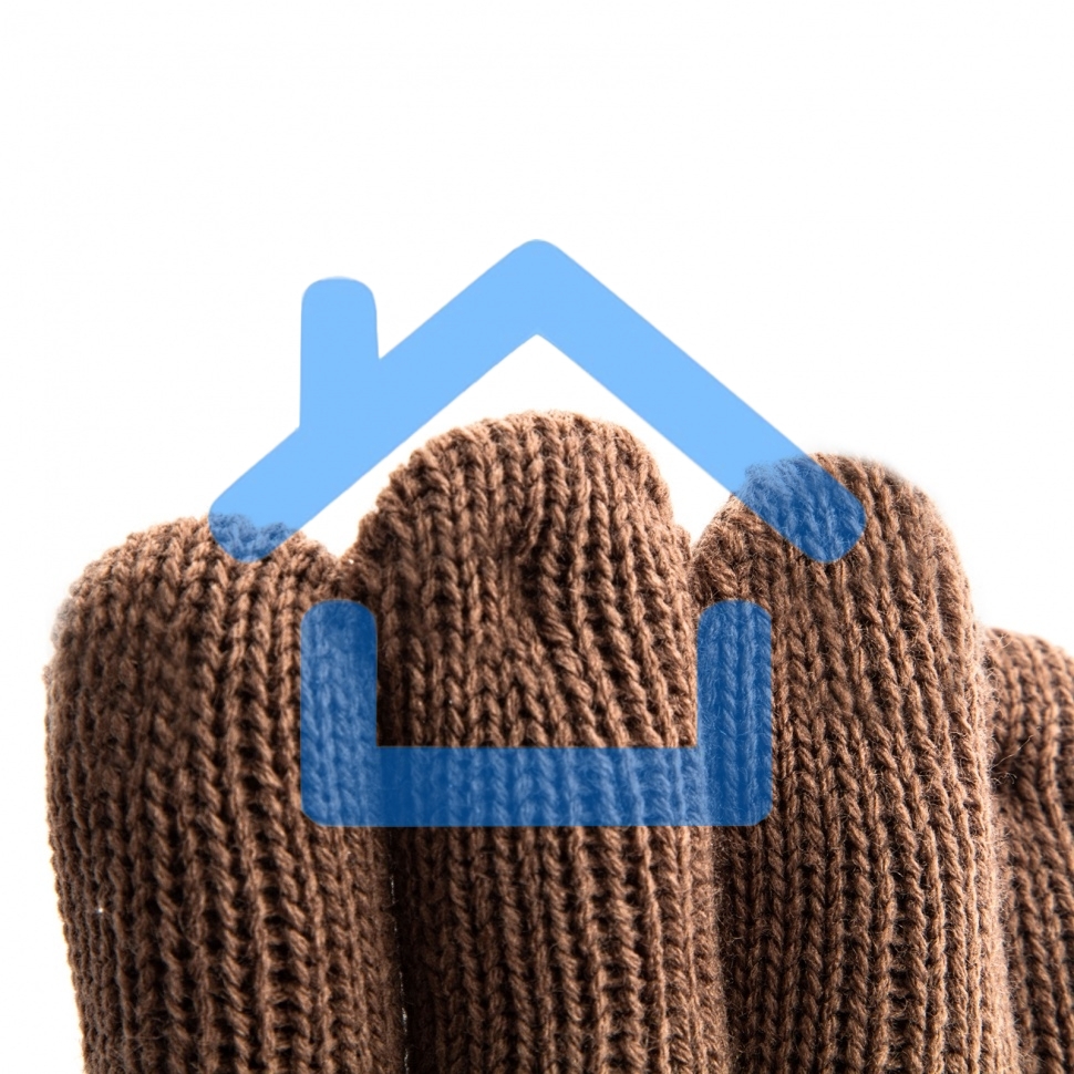 Перчатки трикотажные, двойные, полушерстяные, Россия Сибртех