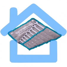 Набор ключей комбинированных 8 шт. 8-19 мм антислип Stels