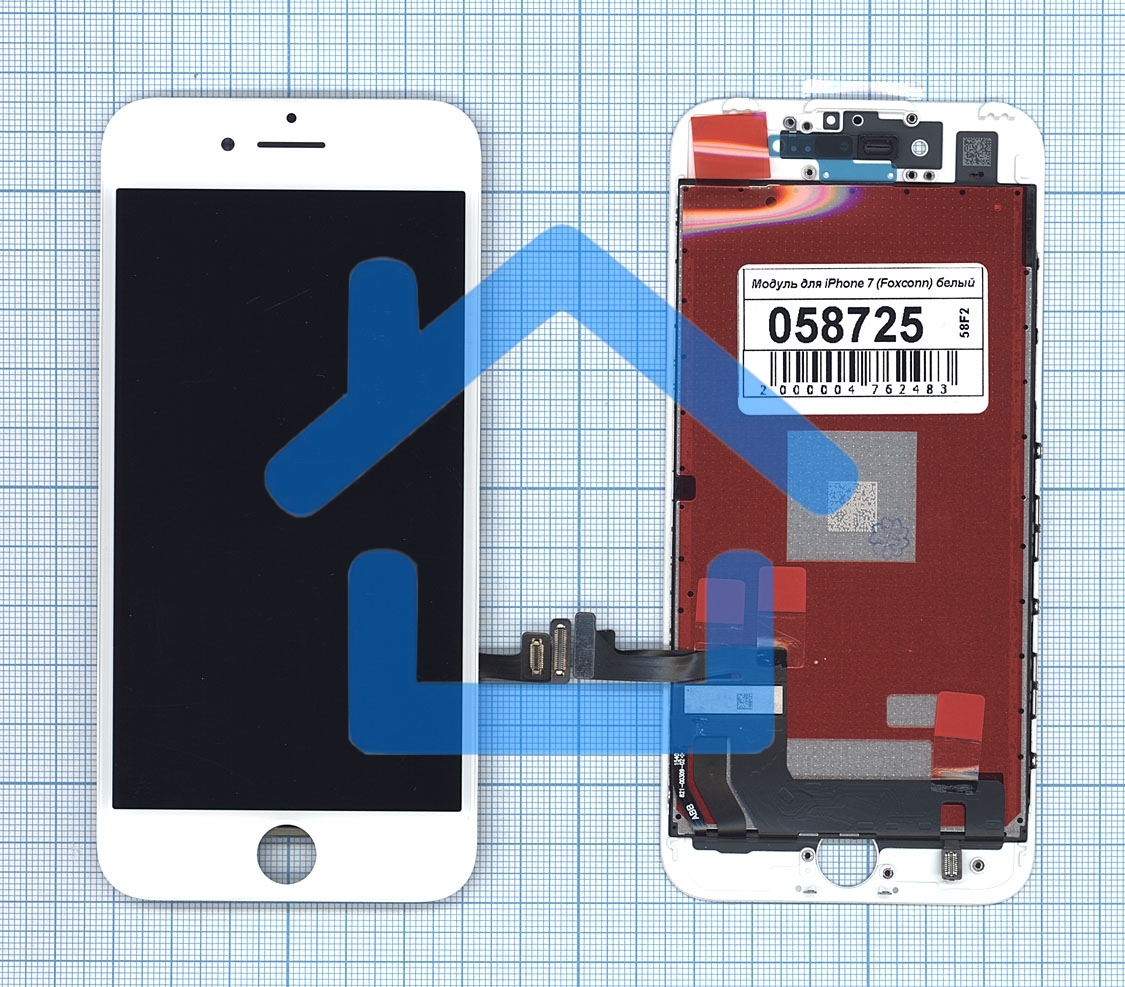 Дисплей для Apple iPhone 7 в сборе с тачскрином (Foxconn) белый