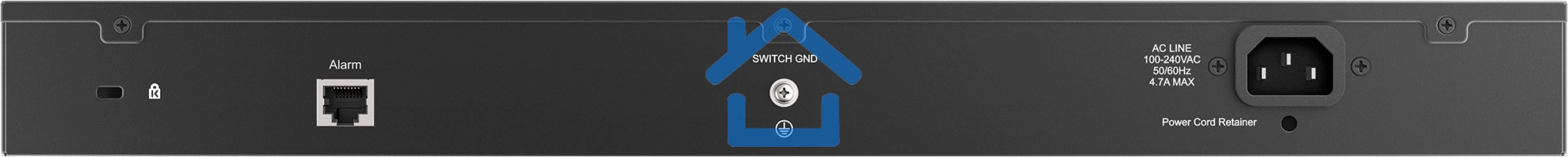 Сетевой коммутатор Smart L2 Surveillance Switch 24х1000Base-T PoE, 4xCombo 1000Base-T/SFP, PoE Budget 370W, Long-range PoE up to 250m