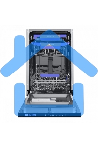 Встраиваемая посудомоечная машина Maunfeld MLP-08IMR, черный, 44.5 см, 10 компл., 47 дБ, класс A++