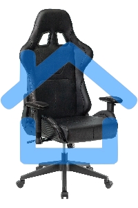 Кресло игровое A4Tech Bloody GC-500, черный, эко.кожа, крестовина пластик