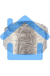 Проволока из нержавеющей стали 0,5 мм, длина 200 м Сибртех