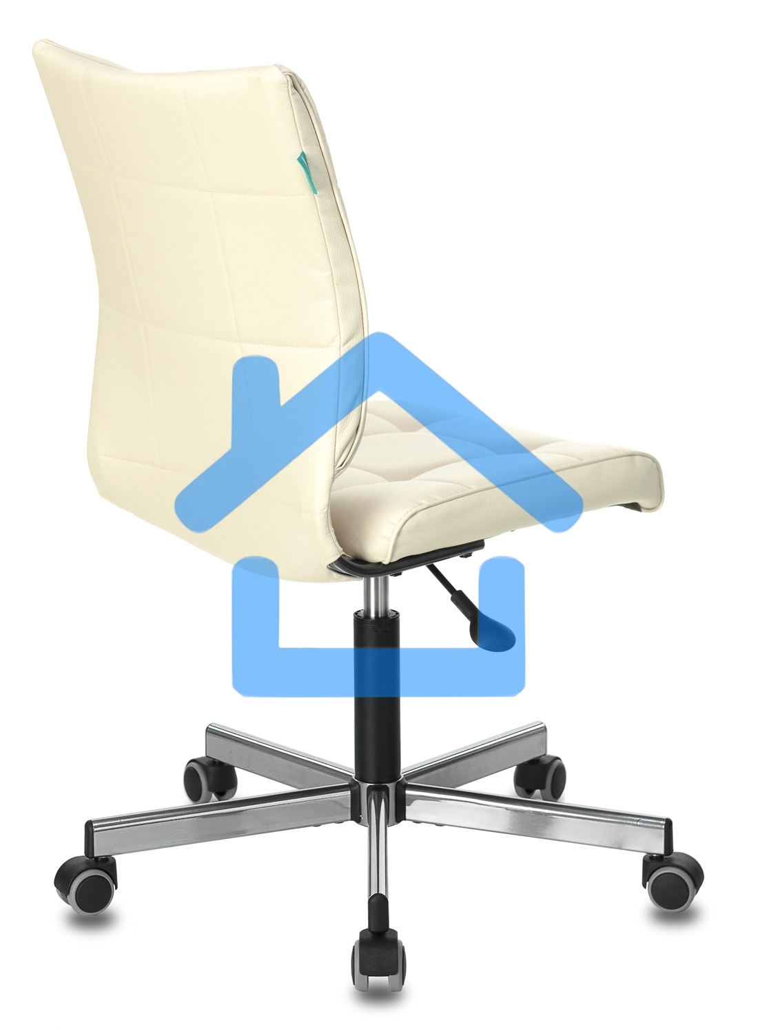 Кресло компьютерное Бюрократ CH-330M/BEIGE бежевый, искусственная кожа, крестовина металл, без подлокотников