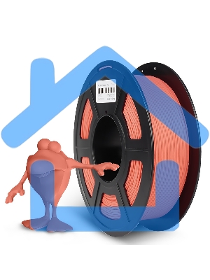 Филамент NVPRINT PLA Matte Pink для 3D печати диаметр 1.75мм длина 330 метров масса 1 кг