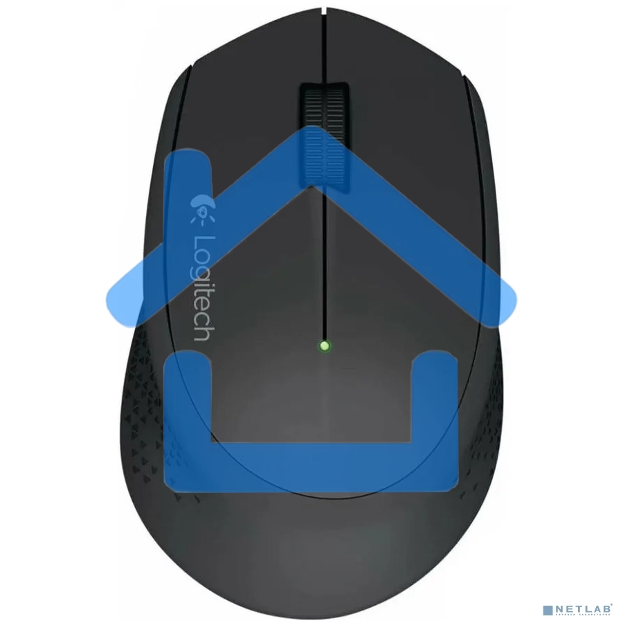 Мышь беспроводная Logitech M280 серый, 1000 dpi, радиоканал, USB, кнопки - 3