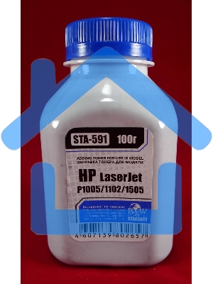 Тонер HP LJ P1505/22/66/1606/1102/1120 LBP-3010/3250 (фл.100г) B&W Standart фас России