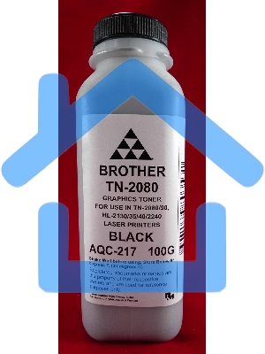 Тонер Brother TN 2080/2090 HL 2240/2140/2130/2132/2135 (фл.100г) AQC- фас.России