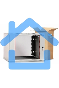 Шкаф телеком. настенный разборный 6U (600х350) дверь металл (ШРН-Э-6.350.1) (1 коробка)