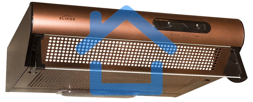 Вытяжка козырьковая Elikor Davoline 60П-290-П3Л медный, 60 см, 290 куб. м/ч, 52 дБ