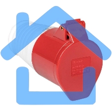 Розетка кабельная 16А 380В 3P+РЕ IP44 (214) EKF ps-214-16-380 Розетка кабельная 16А 380В 3P+РЕ IP44 (214) EKF ps-214-16-380