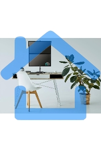 Кронштейн ONKRON D208FS для двух мониторов 13