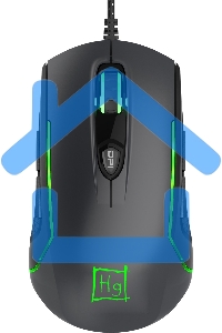 Мышь проводная Harper Gaming Kickback GM-P05 черный, 10000 dpi, USB, кнопки - 8