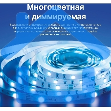 Лента светодиодная умная Wi-Fi Tapo Smart Light Strip 5m, cut to size every 10cm, one adapter, one controller