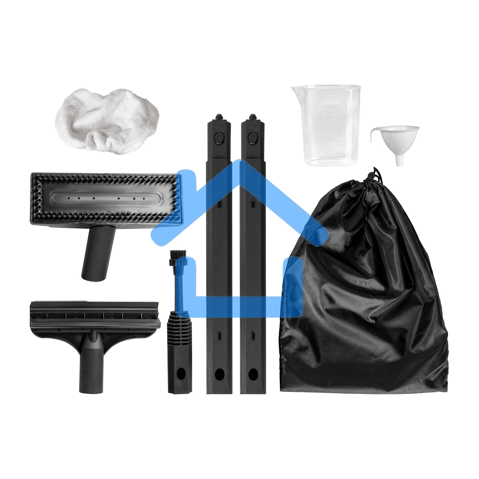 Пароочиститель Galaxy Line GL 6270, белый, 1500 Вт, 700 мл, 3,5 бар, выход пара 65 г/мин, нагрев 10 мин, время раб. до 30 мин, темп. пара 100°С, блокировка подачи пара, регул. выхода пара, защита от перегрева, степень защиты IPX4, аксессуары: насадка для 