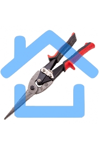 Ножницы по металлу Matrix, удлиненные, 285 мм, пряморежущие, обрезиненные рукоятки