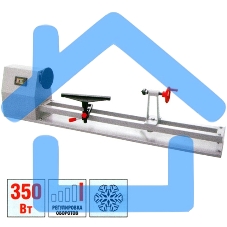 Электроинструмент ЗУБР ЗСТД-350-1000 Станок токарный по дереву, 4 скорости, длина 1000мм, d 350мм, 350Вт