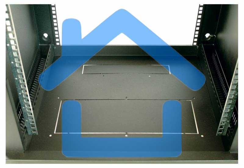 Шкаф телеком. настенный разборный 15U (600х520) дверь стекло (ШРН-Э-15.500) (1 коробка)