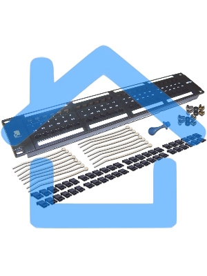 Патч-панель Lanmaster LAN-PPL48U5E 19