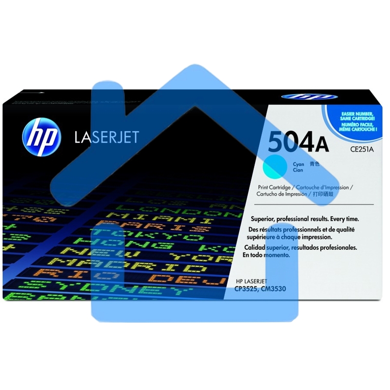 Картридж лазерный HP CE251A голубой для CLJ CM3530/CP3525 7000стр.