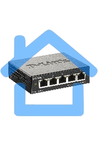 Коммутатор D-Link DGS-1100-05V2/A1A, L2 Smart Switch with 5 10/100/1000Base-T ports.8K Mac address, 802.3x Flow Control, Port Trunking, Port Mirroring, IGMP Snooping, 32 of 802.1Q VLAN, VID range 1-4094, Loopba