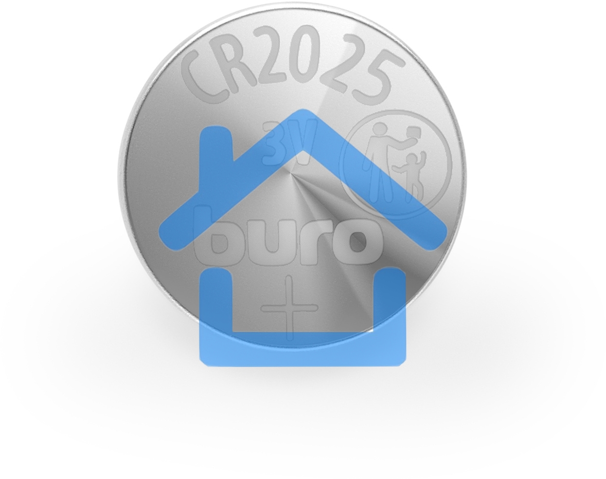 Батарея Buro Lithium CR2025 (1шт) блистер, 3 В