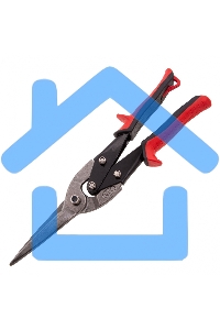 Ножницы по металлу Matrix, удлиненные, 285 мм, пряморежущие, обрезиненные рукоятки