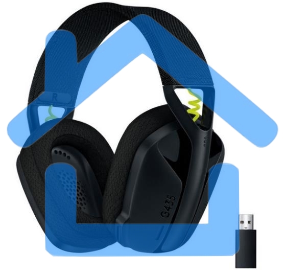 Гарнитура Logitech Headset G435 LIGHTSPEED Wireless Gaming черный- Retail