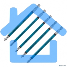 Набор бит GROSS 11202ph2 х127 сталь s2 5шт