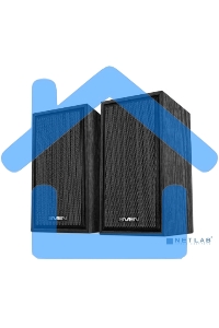 Акустическая система 2.0 (2x3W, USB+БП) дерево, черный SVEN SPS-509