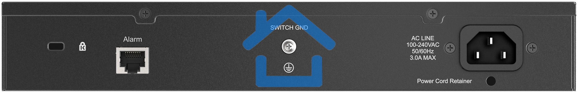 Сетевой коммутатор Smart L2 Surveillance Switch 8х1000Base-T PoE 802.3bt 90W, 2x1000Base-X SFP, PoE Budget 242W, Long-range PoE up to 250m