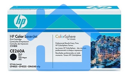 Картридж лазерный HP CE260A черный CLJ CP4025/CP4525 (8500стр.)