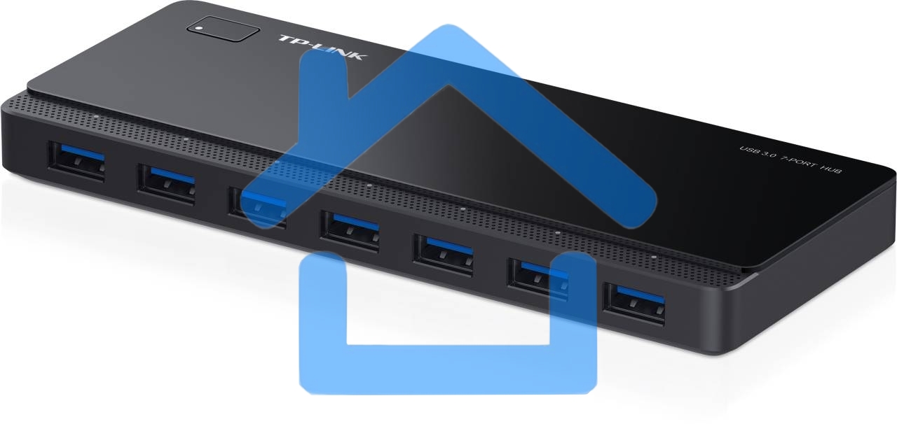 Сетевое оборудование TP-Link UH700 7 ports USB 3.0 Hub,Desktop, a 12V/2.5A Power Adapter included